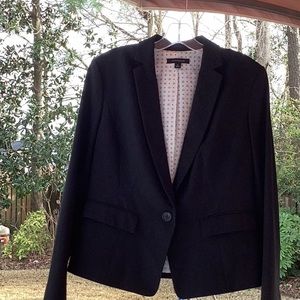 Ann Taylor black lightweight blazer